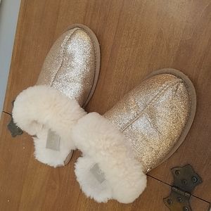 UGG Scuffette II Metallic Sparkle Women's Slippers,size 5 / EU36